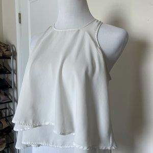 White/Cream Blouse Tank